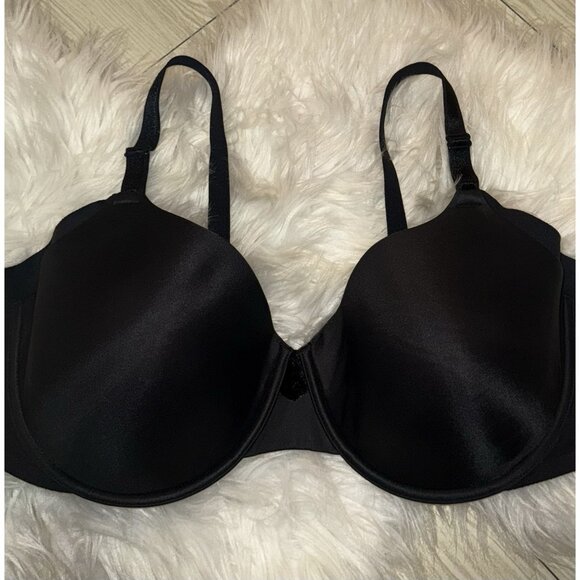 Olga GB0561A No Side Effects Contour Bra Lined Underwire Womens 42D Black - Picture 3 of 6